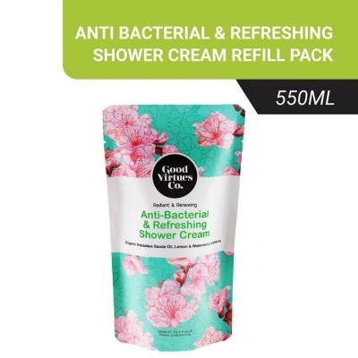 GOOD VIRTUES CO Anti-Bacterial & Refreshing Shower Cream 550ml