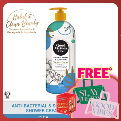 GOOD VIRTUES CO Anti-Bacterial & Soothing Shower Cream With Cica 700ml