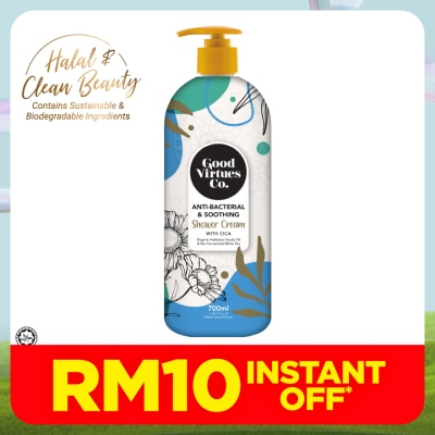 GOOD VIRTUES CO Anti-Bacterial & Soothing Shower Cream With Cica 700ml