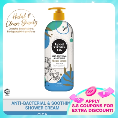 GOOD VIRTUES CO - Anti-Bacterial & Soothing Shower Cream With Cica 700ml