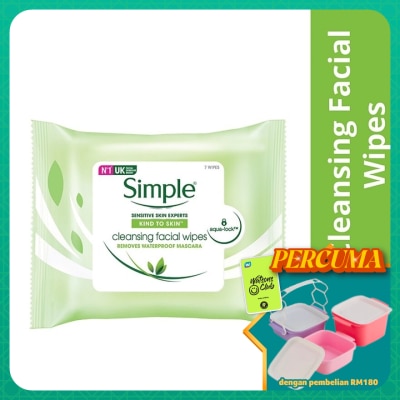 SIMPLE - Kind to Skin Cleansing Facial Wipes 7's