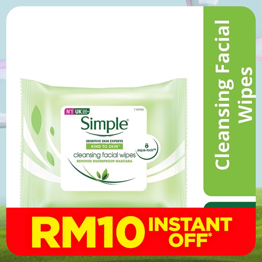 Kind to Skin Cleansing Facial Wipes 7's