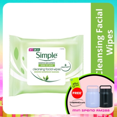 SIMPLE - Kind to Skin Cleansing Facial Wipes 7's