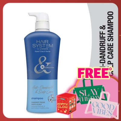 HAIR SYSTEM BY WATSONS Anti-dandruff & Scalp Care Shampoo 500ml