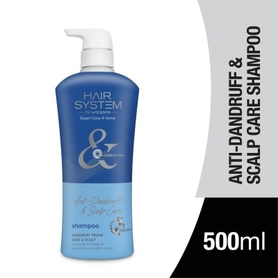 HAIR SYSTEM BY WATSONS Anti-dandruff & Scalp Care Shampoo 500ml