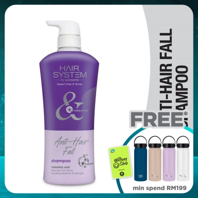 HAIR SYSTEM BY WATSONS Anti-Hair Fall Shampoo 500ml