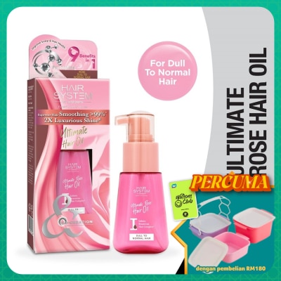 HAIR SYSTEM BY WATSONS - Ultimate Rose Hair Oil 70ml (Normal & Dull Hair)