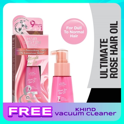HAIR SYSTEM BY WATSONS Ultimate Rose Hair Oil 70ml (Normal & Dull Hair)