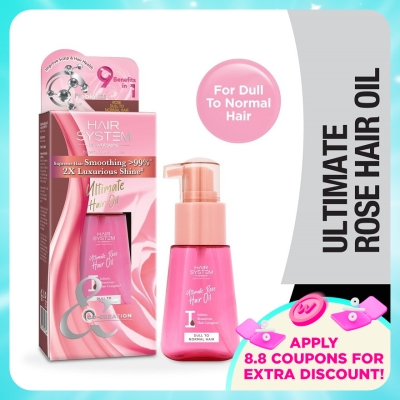 HAIR SYSTEM BY WATSONS - Ultimate Rose Hair Oil 70ml (Normal & Dull Hair)