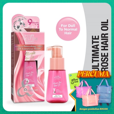 HAIR SYSTEM BY WATSONS Ultimate Rose Hair Oil 70ml (Normal & Dull Hair)