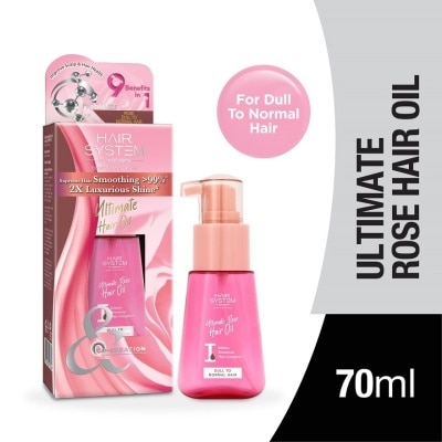 HAIR SYSTEM BY WATSONS Ultimate Rose Hair Oil 70ml (Normal & Dull Hair)