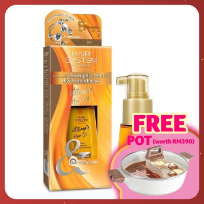 HAIR SYSTEM BY WATSONS Ultimate Hair Oil 70ml (Dry, Damaged Hair)