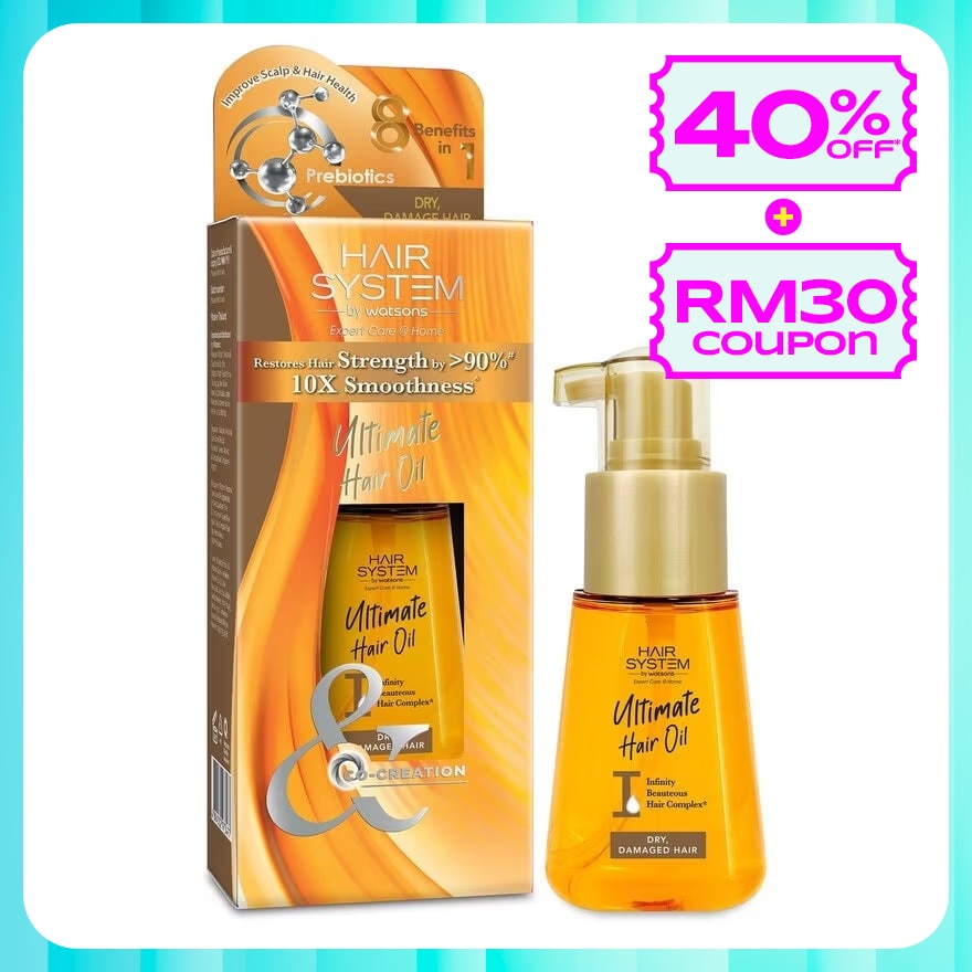 Ultimate Hair Oil 70ml (Dry, Damaged Hair)