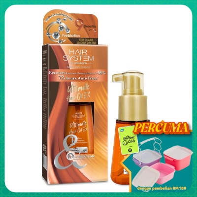 HAIR SYSTEM BY WATSONS - Ultimate Hair Oil 70ml(Very Coarse,Damaged Hair)