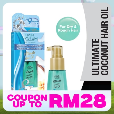 HAIR SYSTEM BY WATSONS Ultimate Coconut Hair Oil 70ml(Normal to Dry Hair)