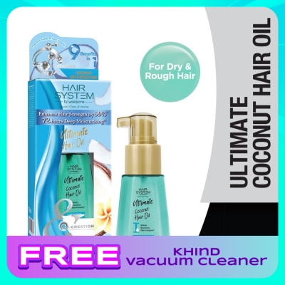 HAIR SYSTEM BY WATSONS Ultimate Coconut Hair Oil 70ml(Normal to Dry Hair)