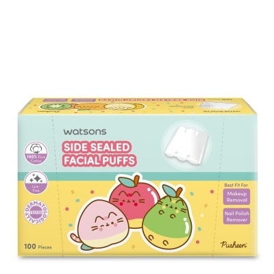 WATSONS Pusheen The Cat Side Sealed Facial Puffs 100s