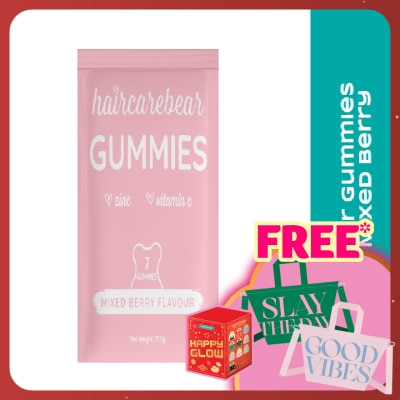 HAIR CARE BEAR Hair Gummies Mixed Berry 7s