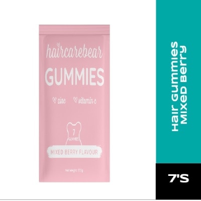 HAIR CARE BEAR Hair Gummies Mixed Berry 7s