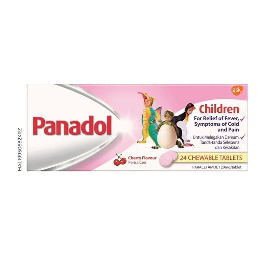 Children Fever & Pain Relief 24S Chewable Tablet