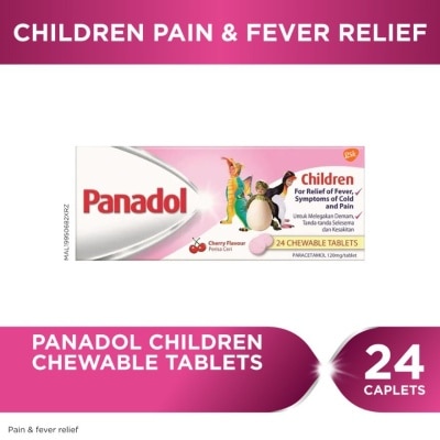 PANADOL Children Fever & Pain Relief 24S Chewable Tablet