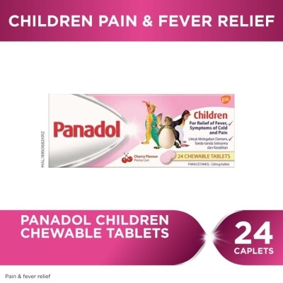 PANADOL for Children Chewable Tab 24S for Fever & Pain