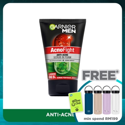 GARNIER MEN Acno Fight Anti-Acne Foam 100ml
