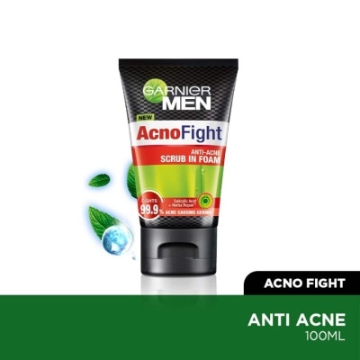 GARNIER MEN Acno Fight Anti-Acne Foam 100ml