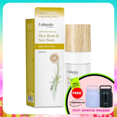 NATURALS BY WATSONS - Rice Bran & Soy Bean Brightening Serum 30ml