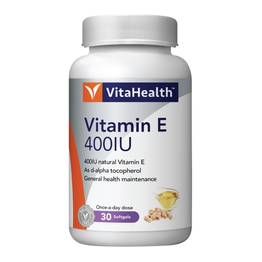 Vitamin E 400IU Soft Capsule 30s