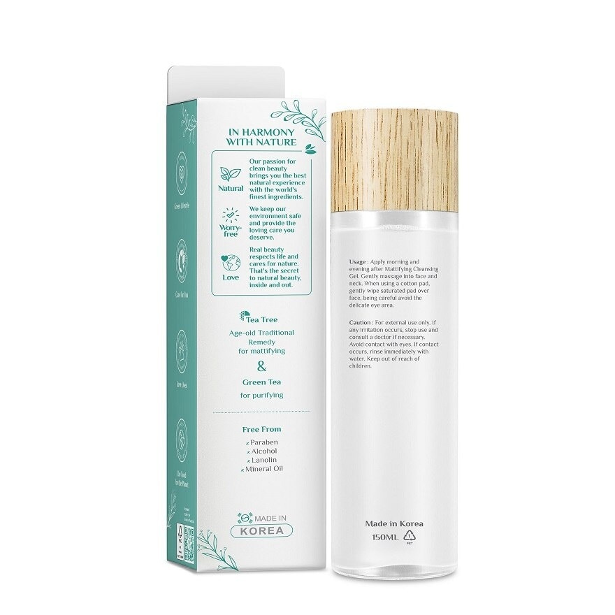 Tea Tree & Green Tea Mattifying Toner 150ml