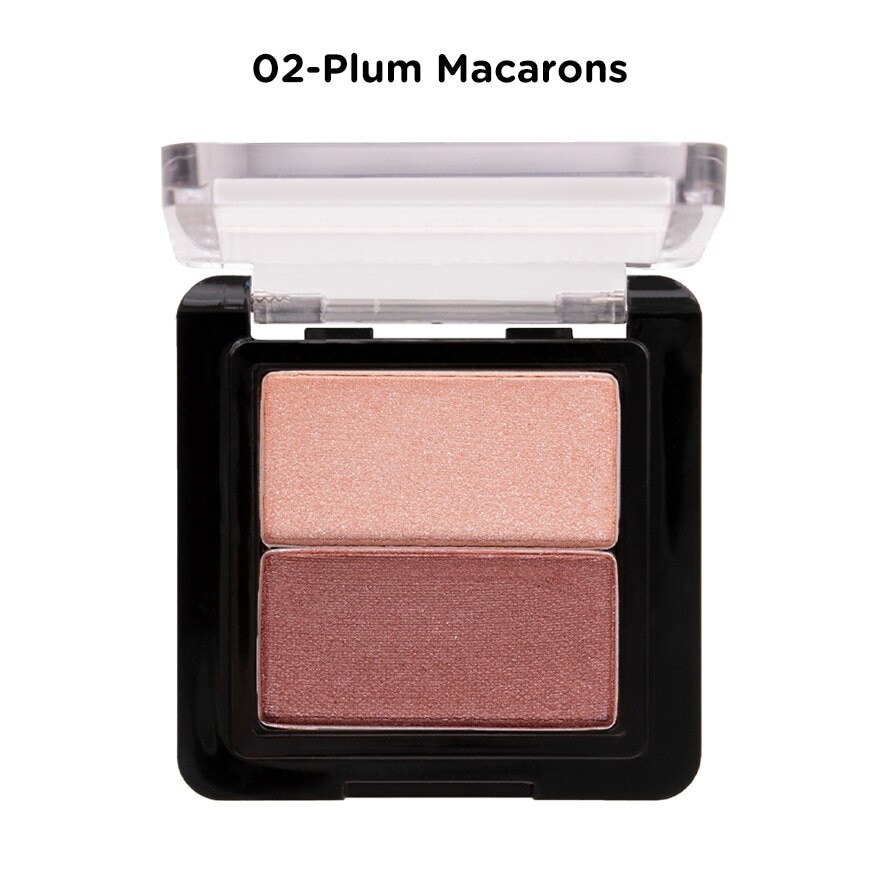 Hipster Duo Eye Shadow 02 Plum Macarons