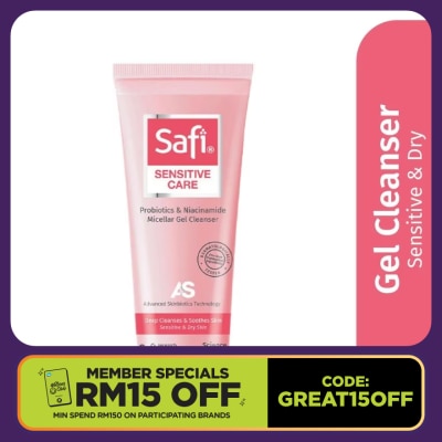 SAFI Sensitive Probiotics & Niacinamide Gel Cleanser 100G