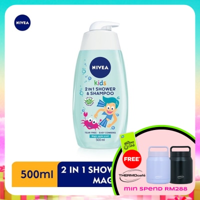 NIVEA BABY - Kids 2 in 1 Shower & Shampoo Magic Apple 500ml