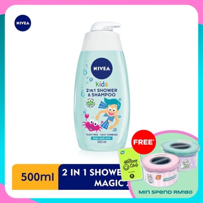 NIVEA BABY Kids 2 in 1 Shower & Shampoo Magic Apple 500ml