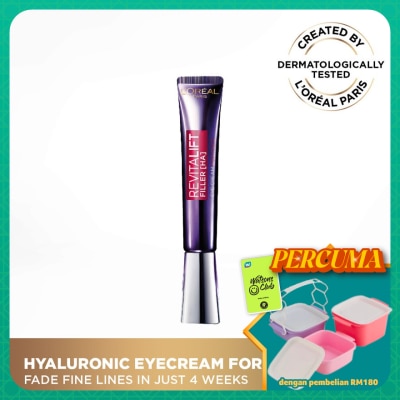 L'OREAL PARIS SKIN CARE - Hyaluronic Acid Eye Cream For Face 30ml