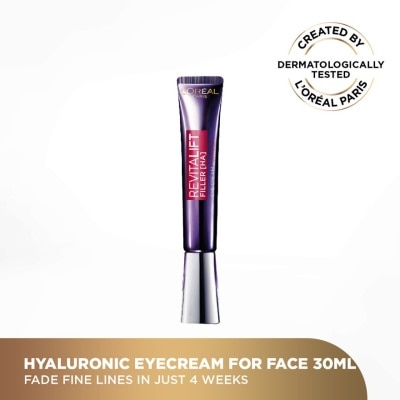 L'OREAL PARIS SKIN CARE Hyaluronic Acid Eye Cream For Face 30ml