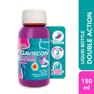 GAVISCON Heartburn & Indigestion Relief Double Action Bottle 150ml