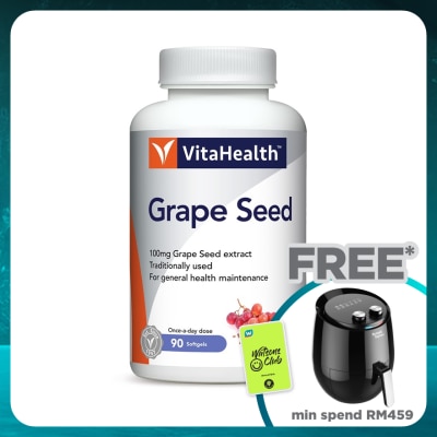 VITAHEALTH Grape Seed 100MG Softgels 90's