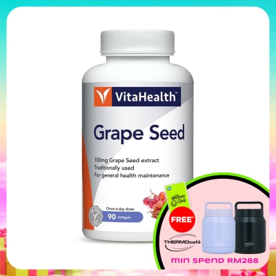 VITAHEALTH - Grape Seed 100MG Softgels 90's
