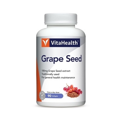 VITAHEALTH Grape Seed 100MG Softgels 90's