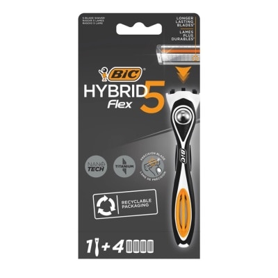 BIC Hybrid Flex 5 Blade System 4s