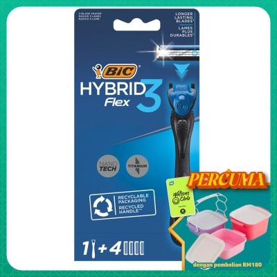 BIC - Hybrid Flex 3 Blade System 4s