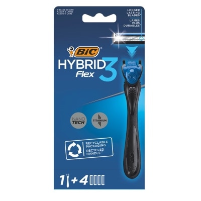 BIC Hybrid Flex 3 Blade System 4s