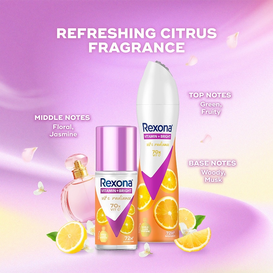 Vit C + Anti Stain Roll On Deo 2x45ml