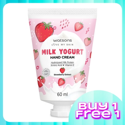 WATSONS Milk Yogurt Hand Cream Strawberry Extract 60ml