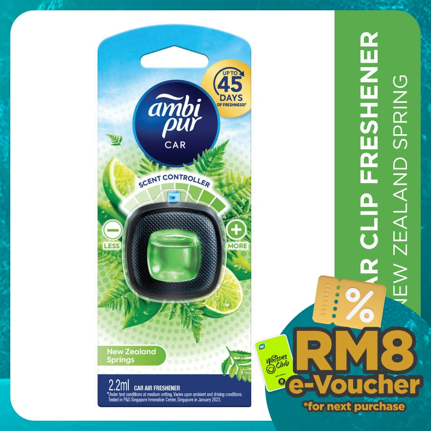 Car Mini Clip New Zealand Springs 2.2ml