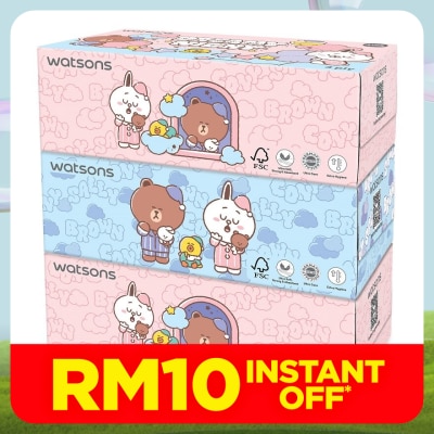 WATSONS Line Friends Box Tissue 3plyx100shtx3s