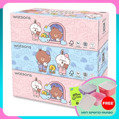 WATSONS Line Friends Box Tissue 3plyx100shtx3s