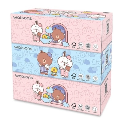 WATSONS Line Friends Box Tissue 3plyx100shtx3s